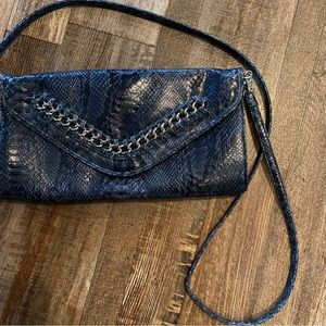 Nicole Miller croc crossbody